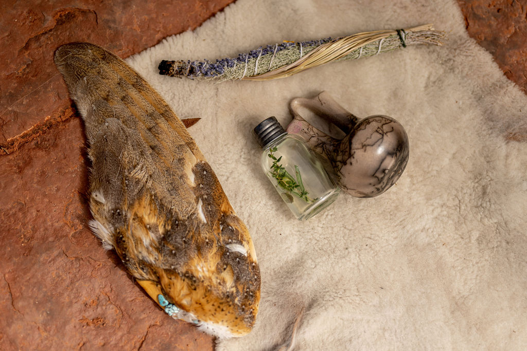 items used during sedona alternative wedding