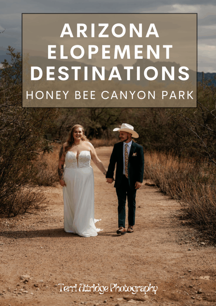 Arizona Elopement destinations - Honey Bee Canyon Park