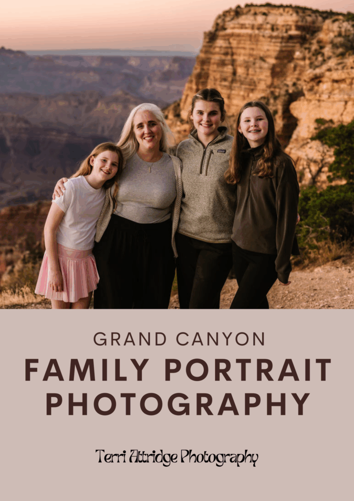 family portrait photography at the Grand Canyon
