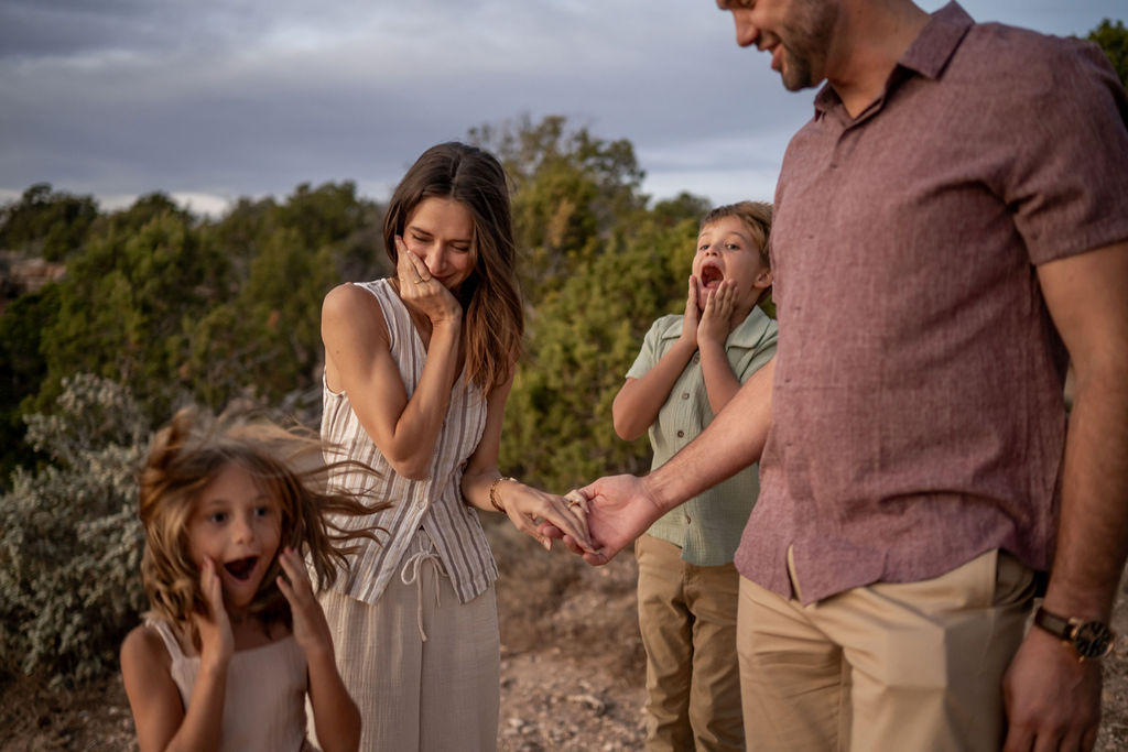 outdoor marriage proposal ideas with kids