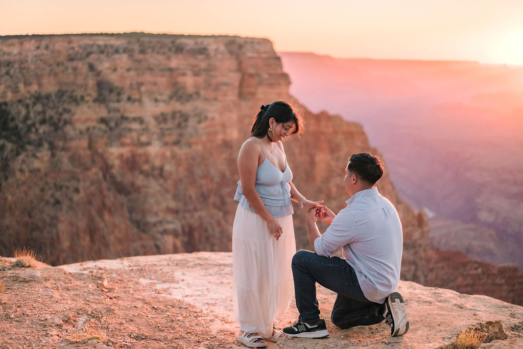 marriage proposal ideas at the Grand Canyon